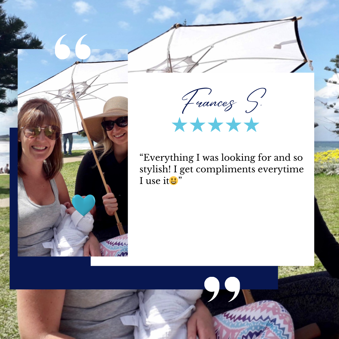 Elegant UV Sun Parasol. Black on White