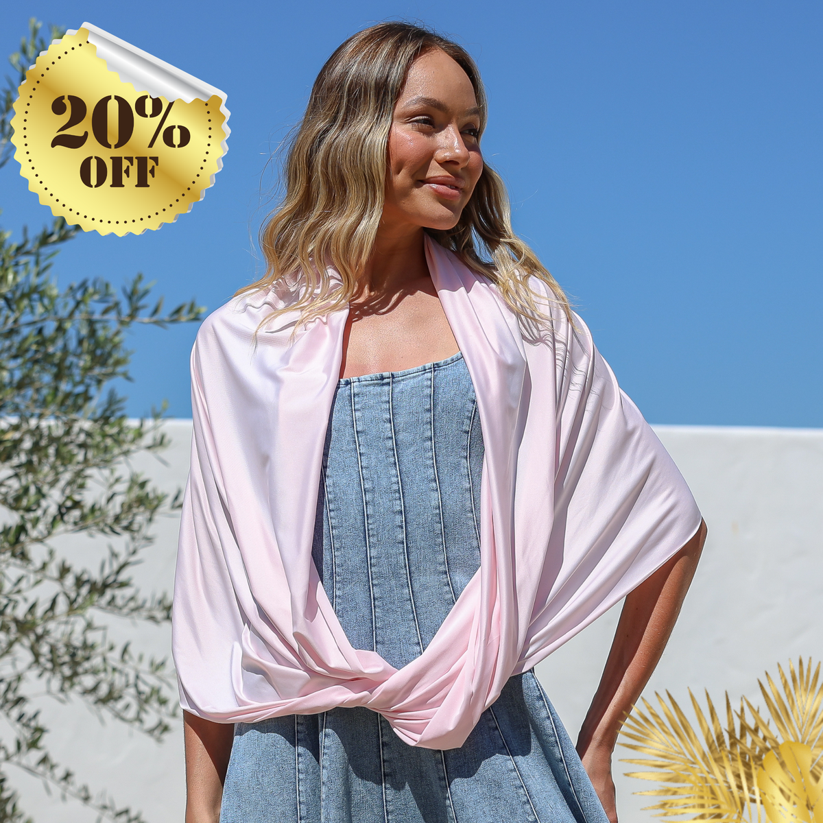 Sun Wrap UPF50+, Marshmallow Pink