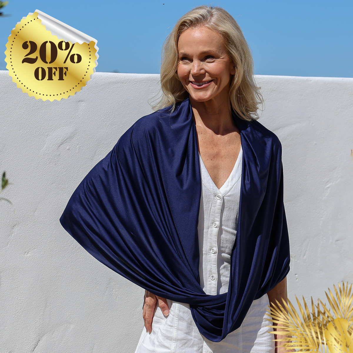 Sun Wrap UPF50+, Navy Eclipse