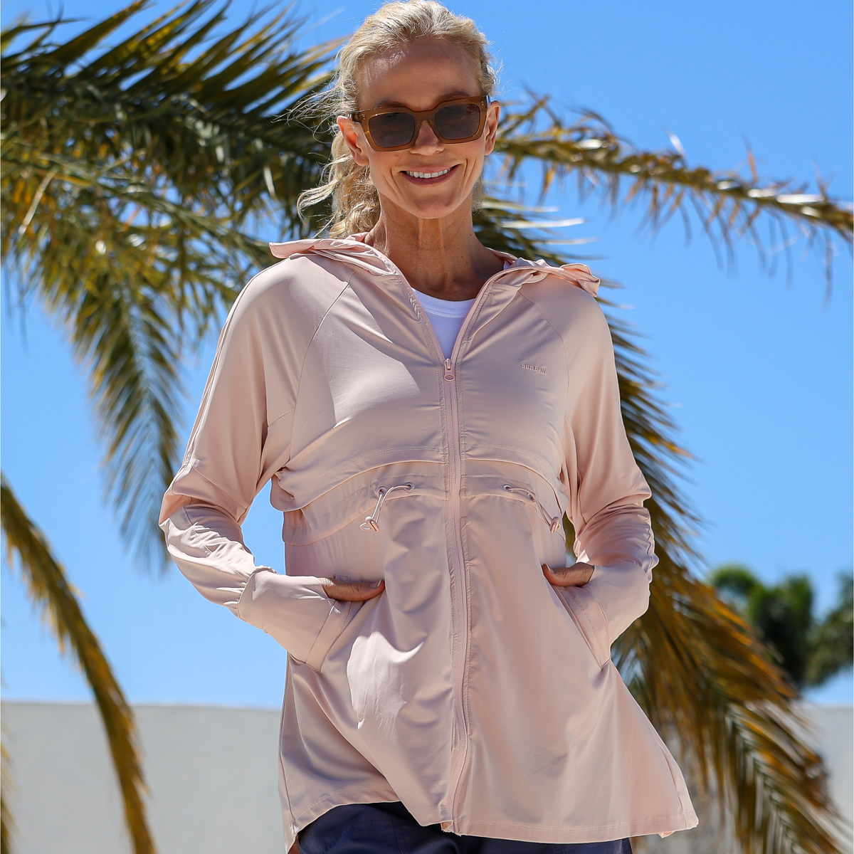 Long Sun Jacket UPF50+, Ice Cool Fabric