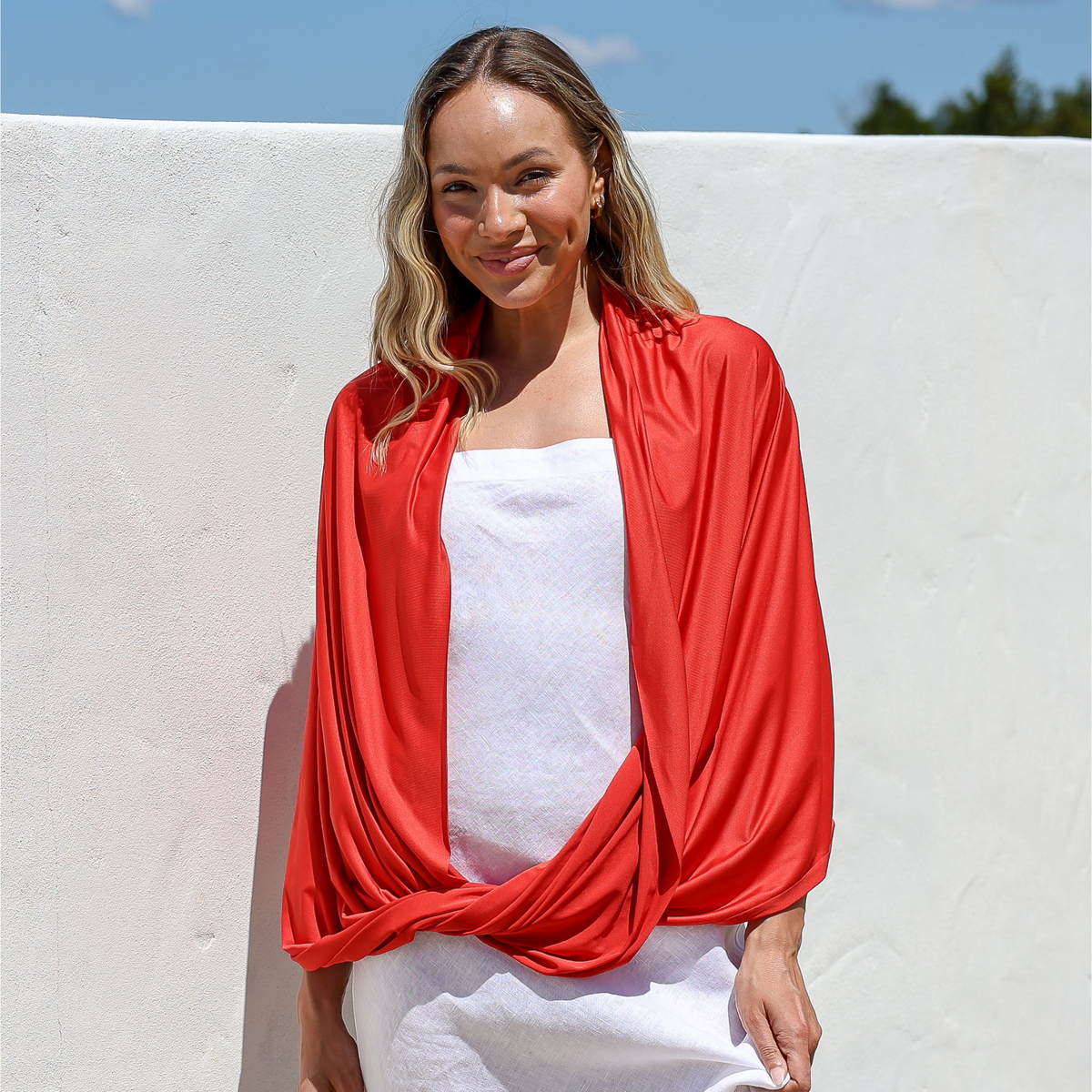 Sun Wrap UPF50+, Racing Red