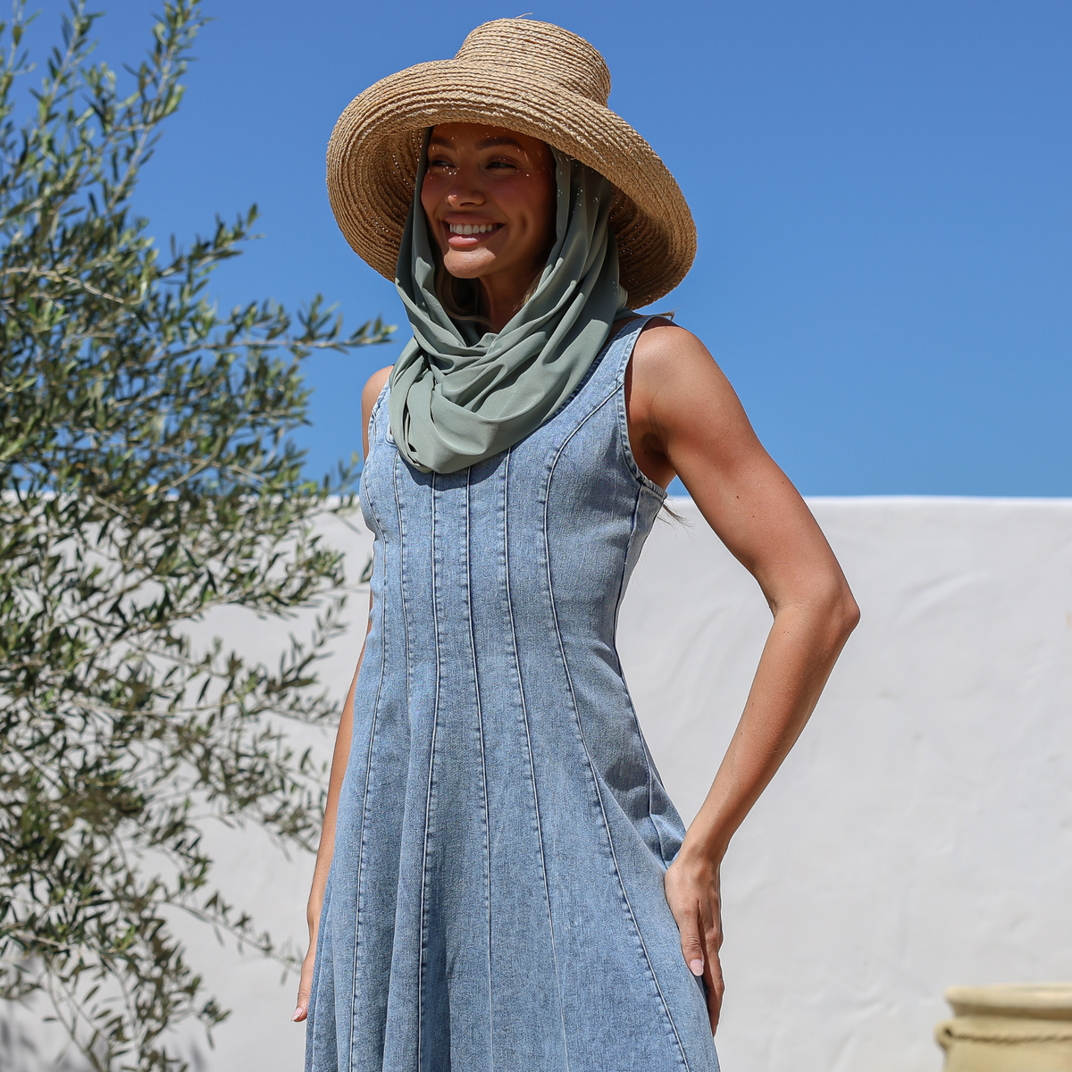 Sun Wrap UPF50+, Sage