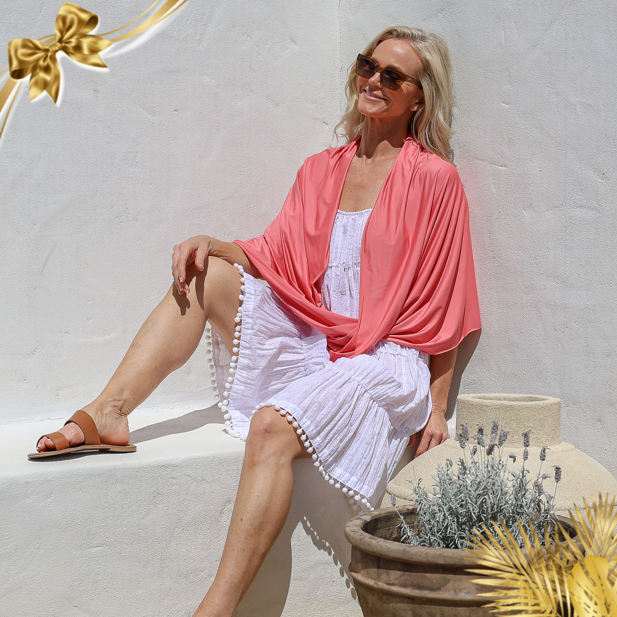 Sun Wrap UPF50+, Sugar Coral