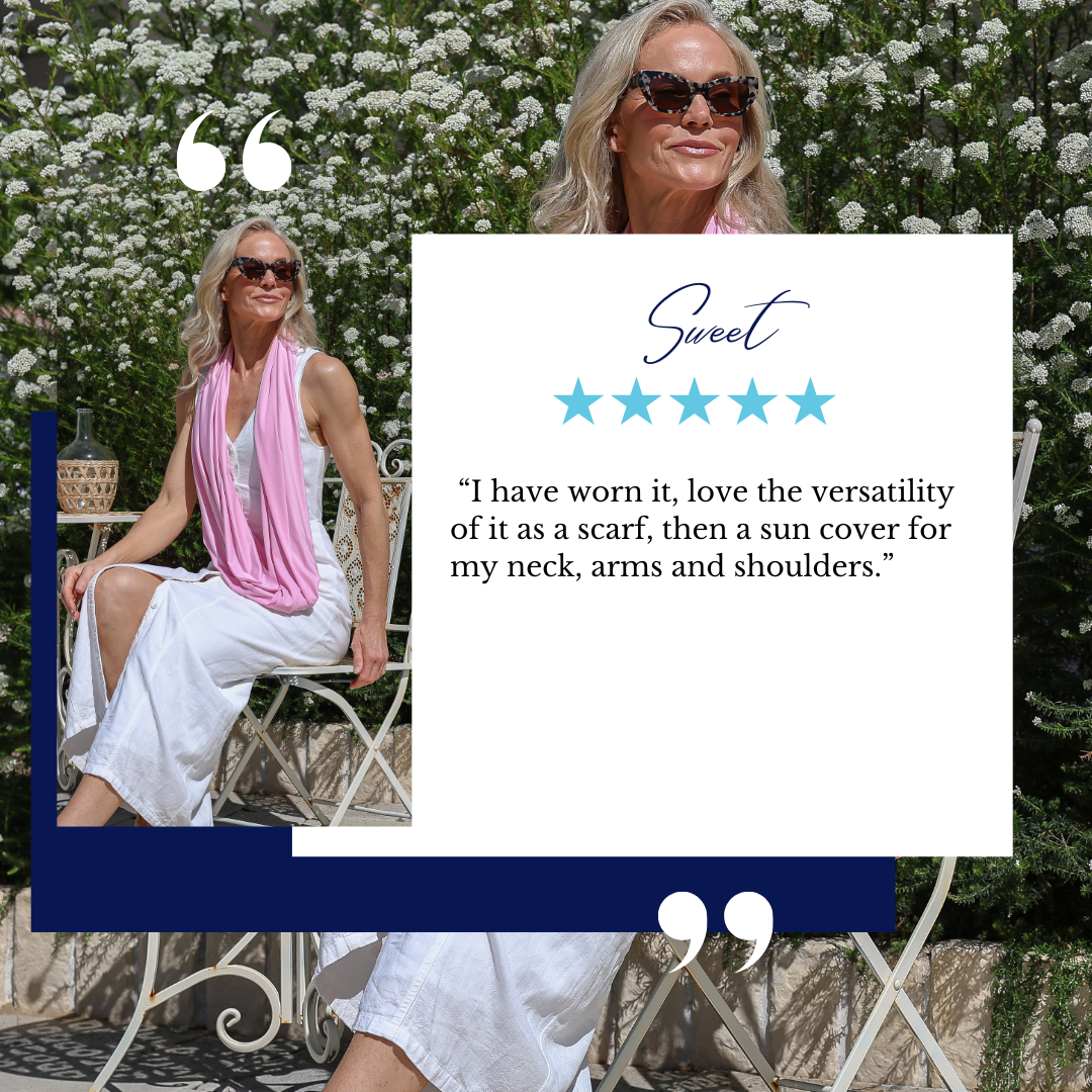 Sun Wrap UPF50+, Blush Pink