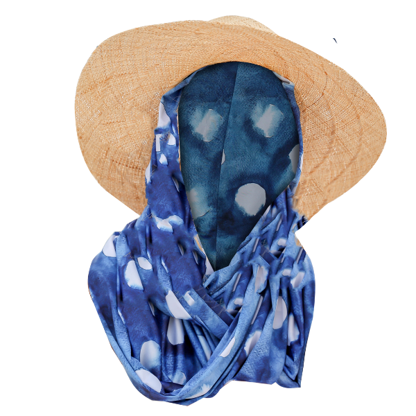 Sun Wrap UPF50+, Watercolour Polka Dot