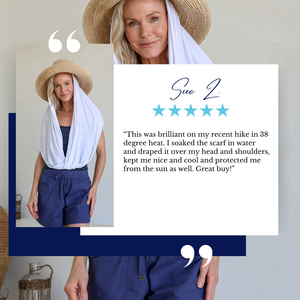 Sun Wrap UPF50+, White