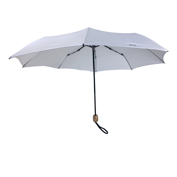 Compact Cosmopolitan Sun Umbrella - White with white trim