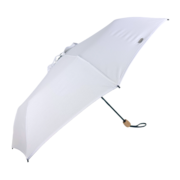 Compact Cosmopolitan Sun Umbrella - White with white trim