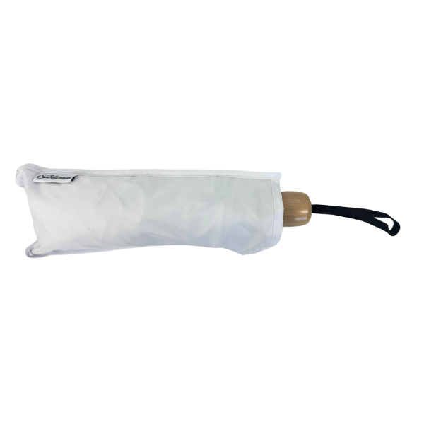 Compact Cosmopolitan Sun Umbrella - White with white trim
