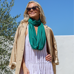 Sun Wrap UPF50+, Ultramarine Green