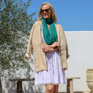 Sun Wrap UPF50+, Ultramarine Green