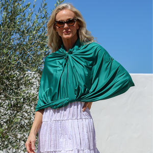 Sun Wrap UPF50+, Ultramarine Green