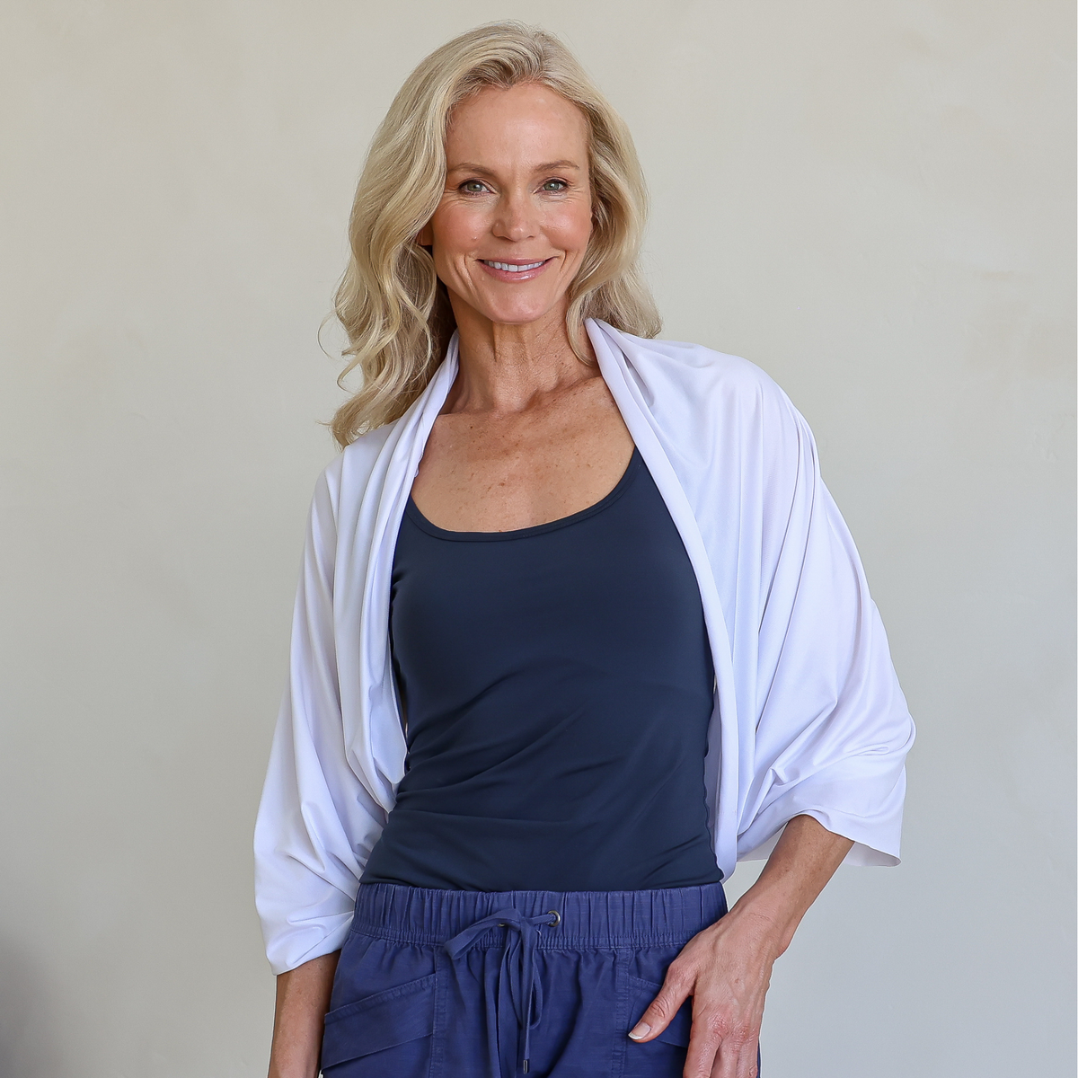 Sun Wrap UPF50+, White