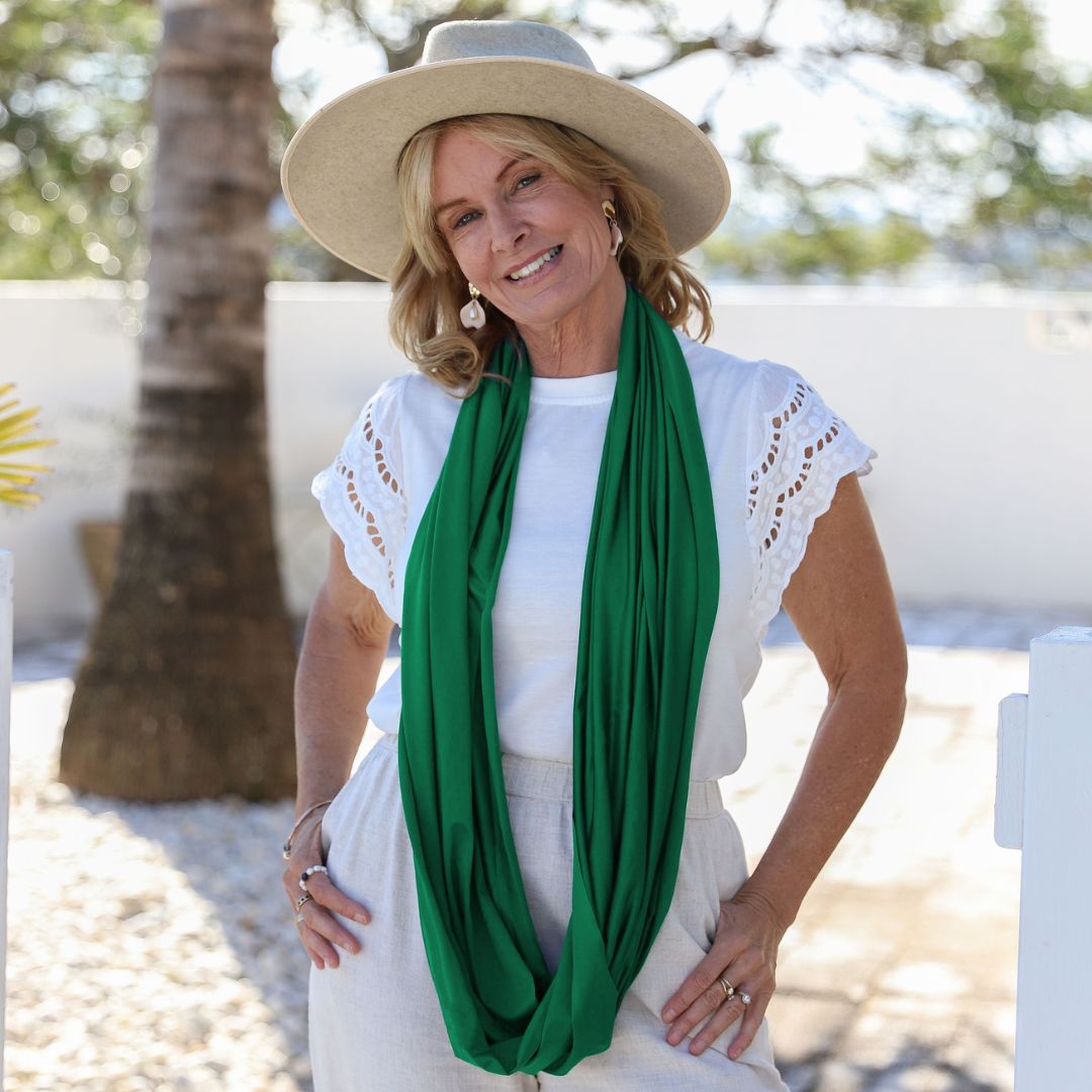 Sun Wrap UPF50+, St Patrick Green