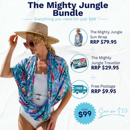 The Mighty Jungle by Deb McNaughton Wrap & Traveller Bundle