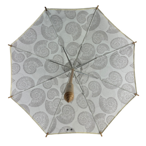 UPF50+ Coast UV Sun Parasol. Ocean Shells (Beige)
