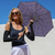 Coast UV Sun Parasol. Ocean Shells (Navy)