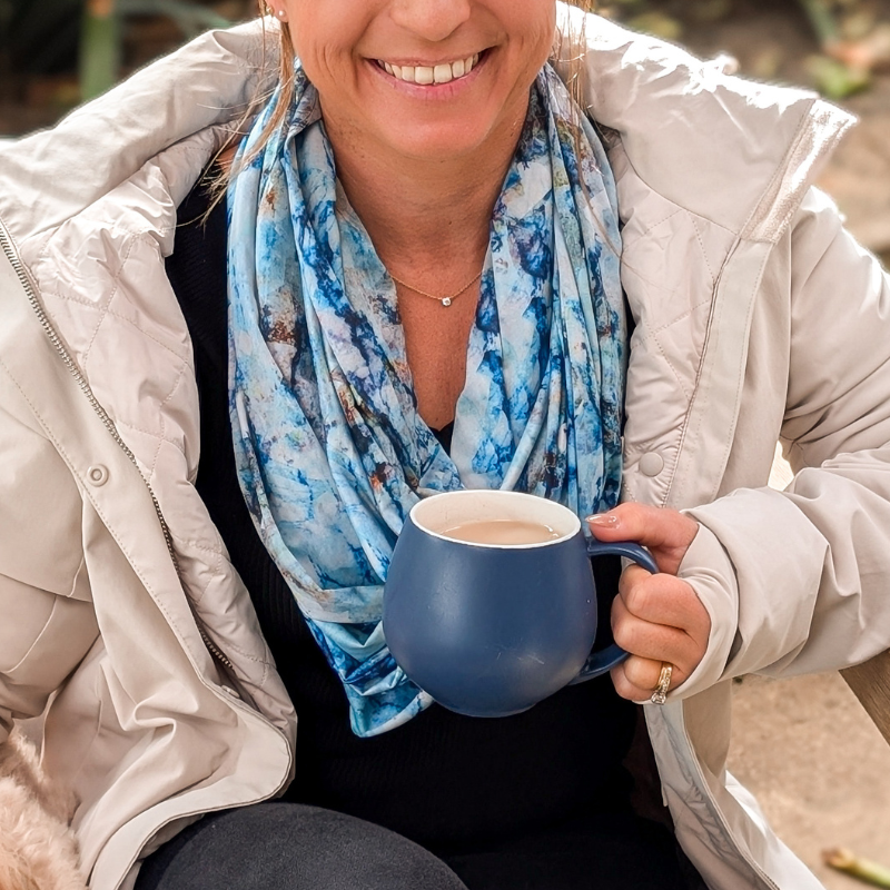 Woman wearing Sun Bella Sun Wrap
