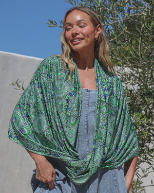 Sun Wrap UPF50+, Country Journey (Green)