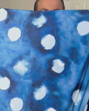 Sun Wrap UPF50+, Watercolour Polka Dot