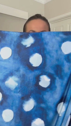 Sun Wrap UPF50+, Watercolour Polka Dot