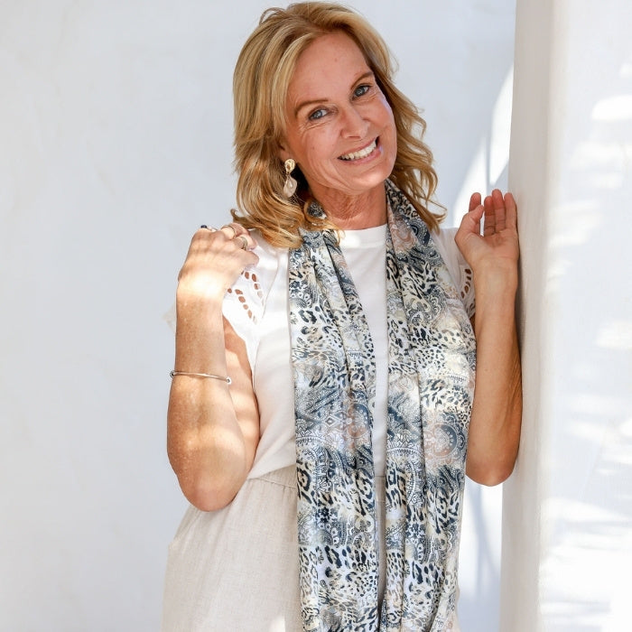 Sun Wrap UPF50+, Faded Leopard