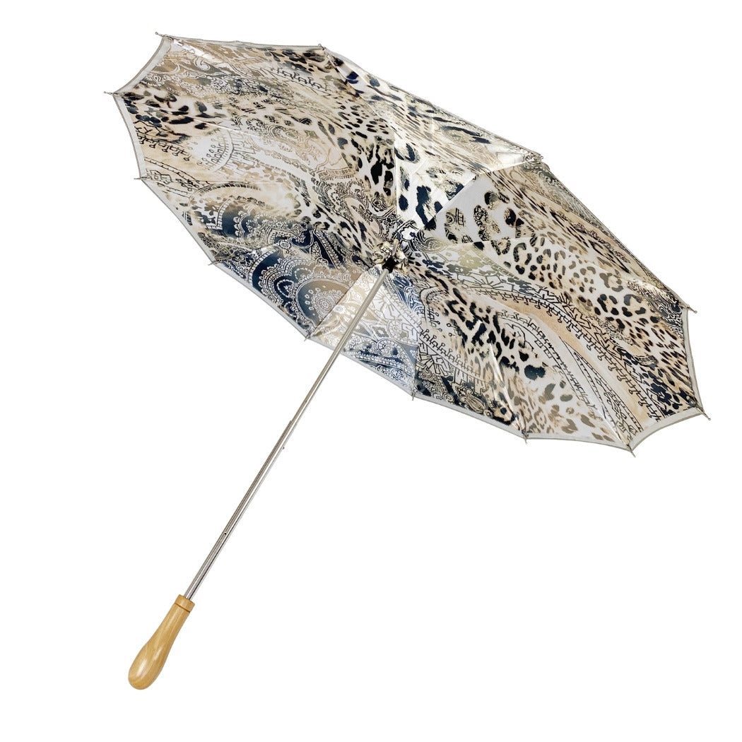 UV Sun Umbrella, Faded Leopard, Telescopic - CLEARANCE