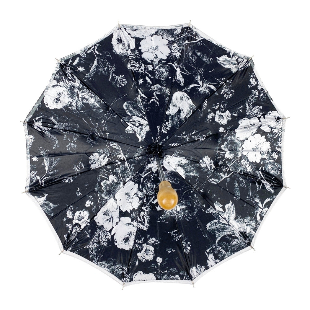 Midnight Blossoms UV Umbrella, All Seasons Collection.