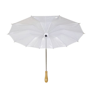 UV Sun Umbrella, White, Telescopic.